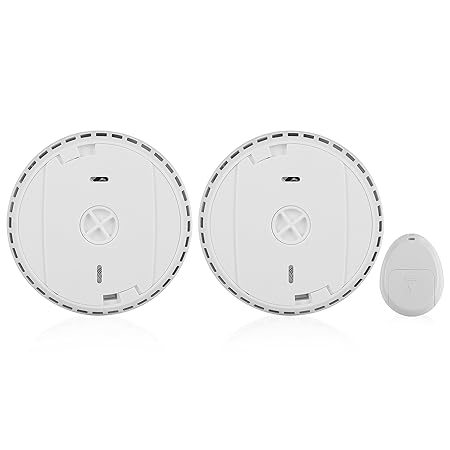 Smartwares RM175RF/2 Detector de Humo, 85 dB, conectable ...