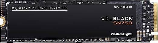 Wd Black Sn750 Nvme Ssd 1 Tb Interne Ssd Schwarz Amazon De Computer Zubehor