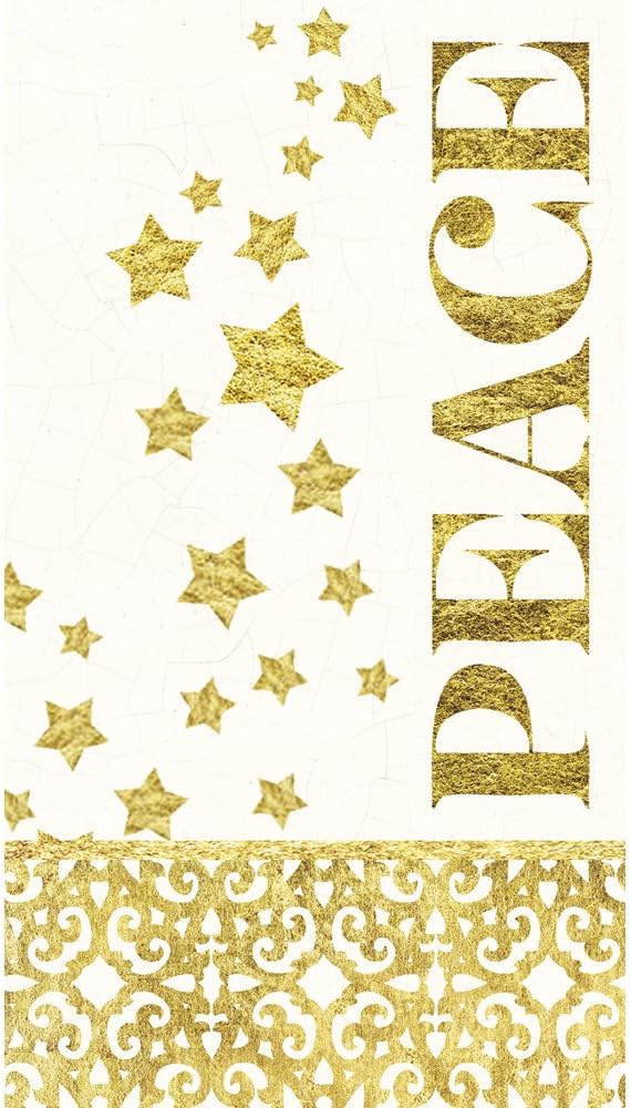 Cypress Home Starlit Winter Paper Guest Towel