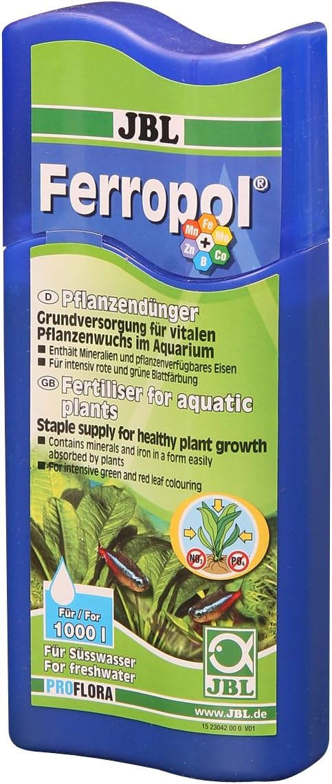 JBL Ferropol 23041 Pflanzendünger für Süßwasser Aquarien, 100 ml