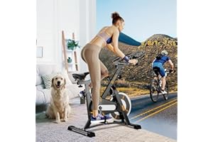 SAMINI Exercise Bike Stationary Indoor Cycling Workout Bikes Bicycle Exercise Machine Fitness Cardio Training Bike For Home Gym