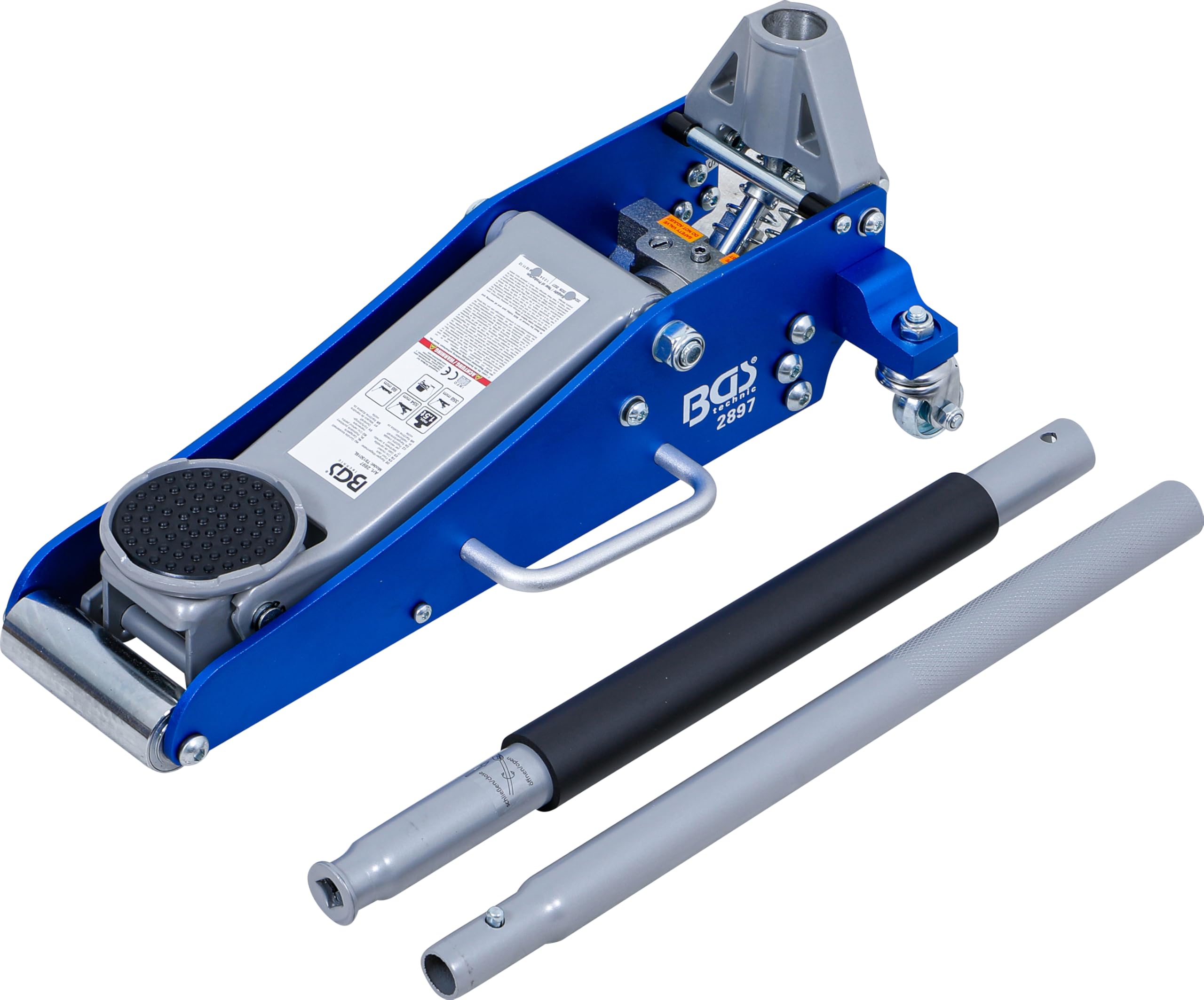 BGS 2897 | Floor Jack | hydraulic | Aluminium-Steel Construction | 1.5 t
