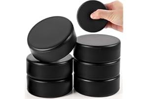 Zealor 6/12/30PCS Sport Foam Hockey Pucks, 3 Inch Mini Soft Foam Hockey Pucks with Mesh Bag Colored for Adult Indoor Outdoor Use Sport Game Classic Training and Practicing