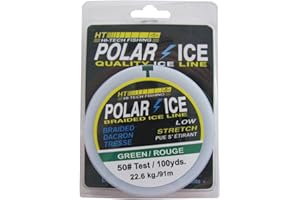 HT ILG-1050 Polar Ice No. 50 Braided Line, Green, 100-Yard