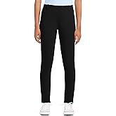 Nautica Women’s Junior’s Uniform Skinny Leg Jegging, Flat Front Style with Zipper Closure, Functional Pockets