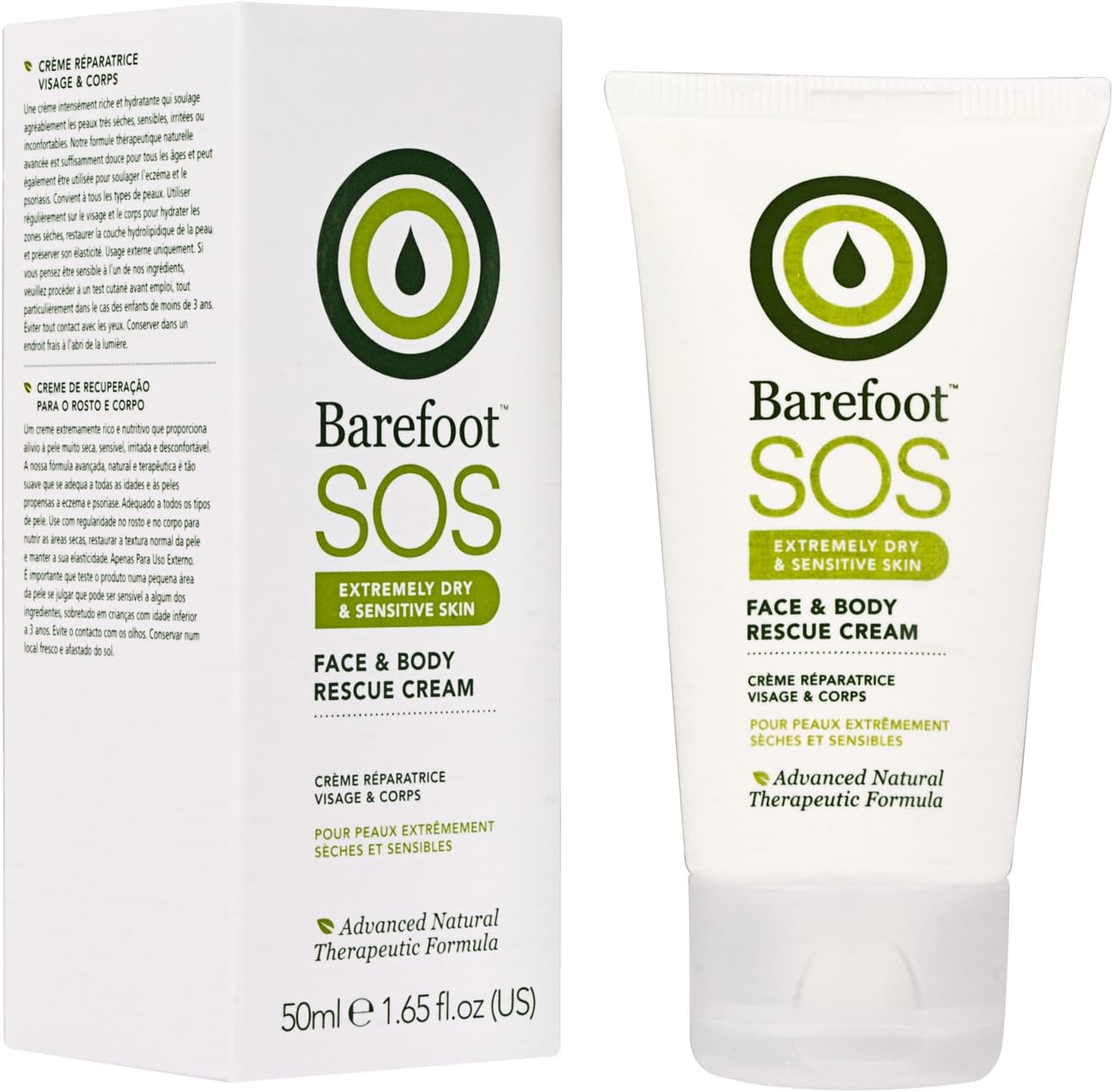 Barefoot SOS Face & Body Rescue Cream 50ML