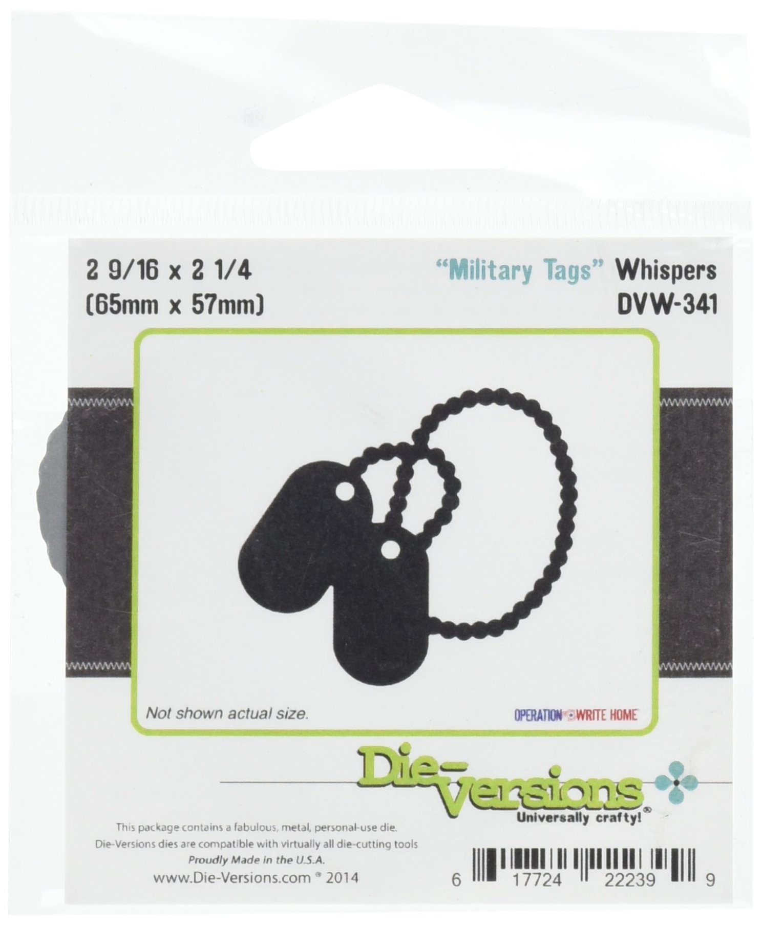 Whispers Military Tags Die, โ image 1