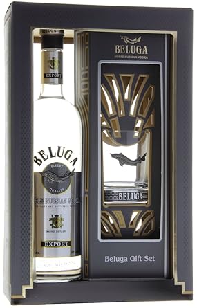 BELUGA Noble Russian Vodka GB mit 1 Rocking Glas