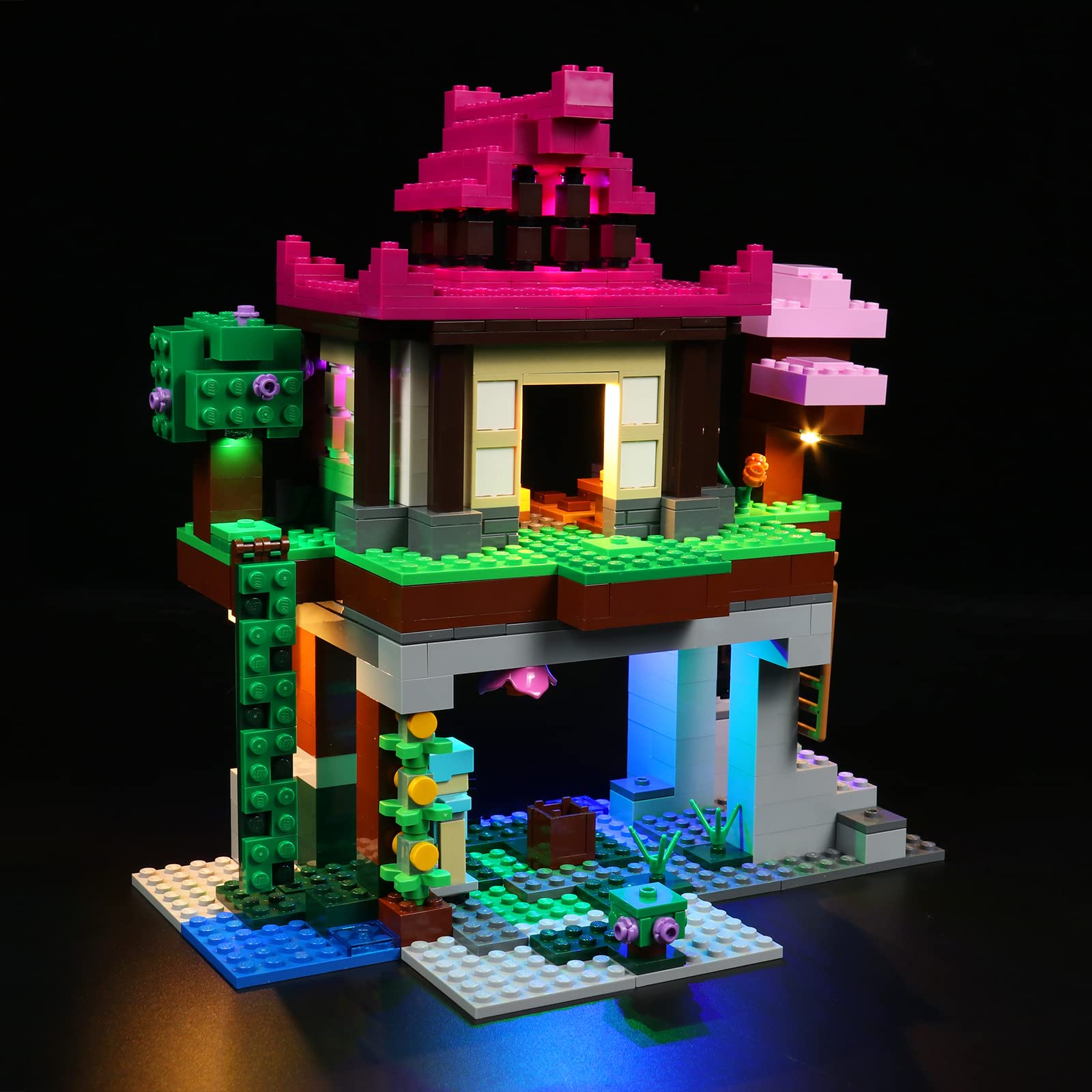 Led Light Kit for Lego Minecraft Training Grounds, Led Lighting Set for Minecraft Lego 21183 The Training Grounds House - Not Include Models, Just Light Set — image 1