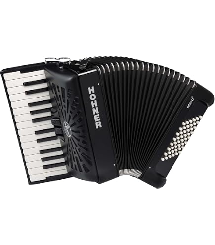Amazon.com: Hohner Accordions BR48R-N 26-Key Piano Accordion, 48