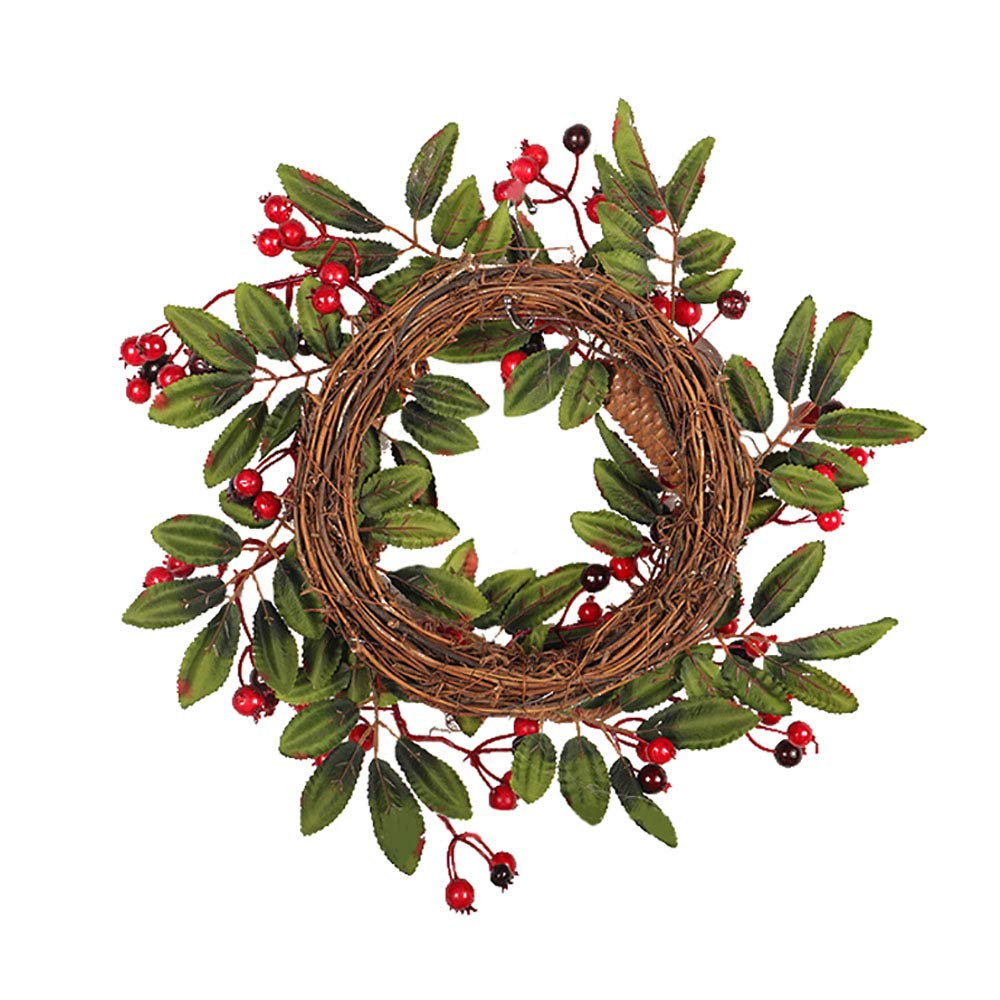 Weihnachtliche Thanksgiving Wreath 40CM Ananas-Anas-Kreis-Rattan Circle