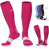 NEWZILL Medical Compression Socks for Women & Men, 20-30 mmHg Knee-High Support for Circulation, All-Day Comfort for Work Travel Running Cycling and Fitness