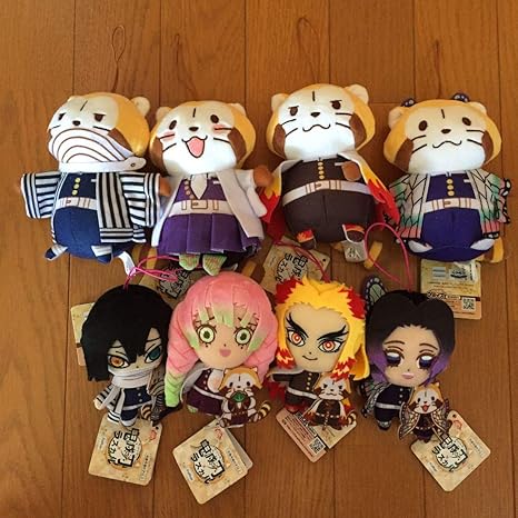 Amazon Co Jp 鬼滅の刃 ラスカル コラボ マスコット 8種セット ぬいぐるみ 鬼滅ノ刃 ホビー 通販