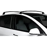 Frani Roof Rack for Tesla Model Y 2020-2027 | Lockable Aerodynamic Aluminum Cross Bars, Easy No-Drill Installation, Anti-Theft Locks Included