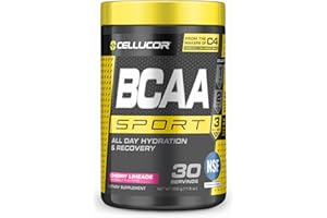 Cellucor BCAA Sport, BCAA Powder Sports Drink for Hydration & Recovery, Cherry Limeade, 30 Servings