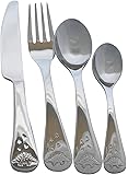 Your Zone Jr. Kids Dinasuar 4-piece Flatware Set