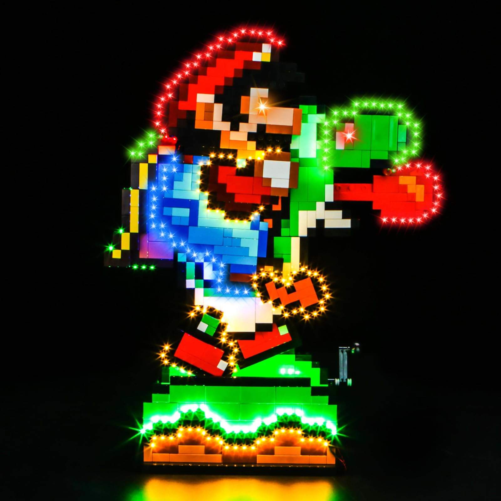 Led Light Set Compatible with Lego Super M'ario World: M'ario 71438 (No Model), Decoration Lighting Set for 71438 Super M'ario World M'ario Creative Toys - Standard Version — image 1