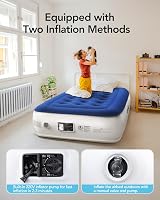iDOO Single Air Bed with Built-in Pump 190x99x33cm 249kg view 3