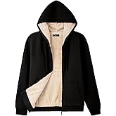 Bumeex Women's Fleece Lined Zip Up Hoodie Jacket Cozy Warm Sweatshirt Coat(No Pilling,No Fade for Long-Lasting Wear)