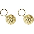 4Hrse - Token/Coin Keychain Plated Real Crypto Gift Set Collectors Fits Nano Ledger (2 Pack)
