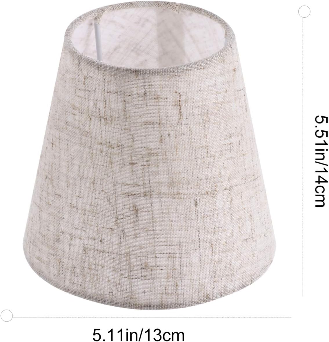OSALADI 1Pc Linen Cloth Lampshade Lamp Cover Chandelier Wall Lamp Accessory Lamp Dust Cover Small Lampshade for Table Lamp and Floor Light - Image 3