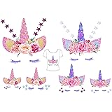 Amazon.com: Unicorn Iron-On Patches T-Shirt Heat Transfer Paper Iron-On Transfer Patches and ...