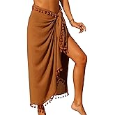 Eicolorte Sarong Cover Up Womens Beach Cover Up Bikini Bathing Suit Swimsuit Swimwear Coverup Sarong Pareo Wraps for Women