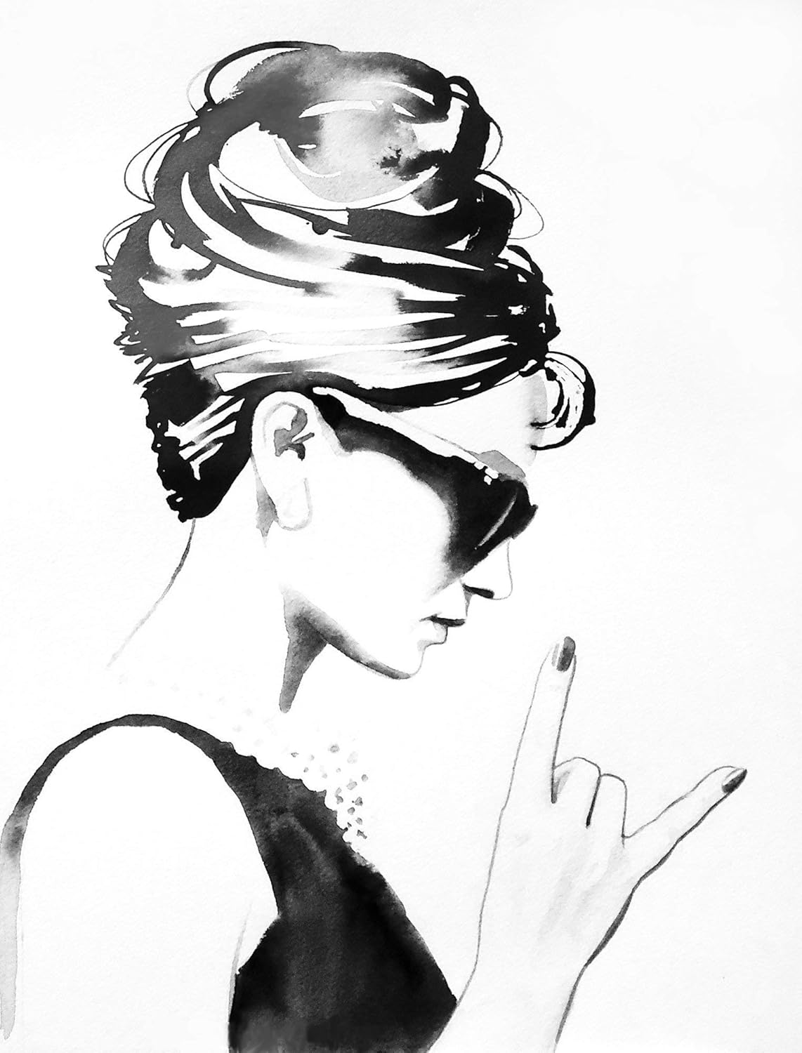 Amazon Com B W Audrey Rocks Wall Decor Audrey Hepburn Unique