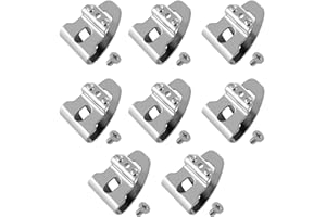 8Packs Belt Clips for Milwaukee 42-70-2653, 304 Stainless Steel Drill Belt Clip Hook with Screws, Drill Tool Clips Fit for Mi