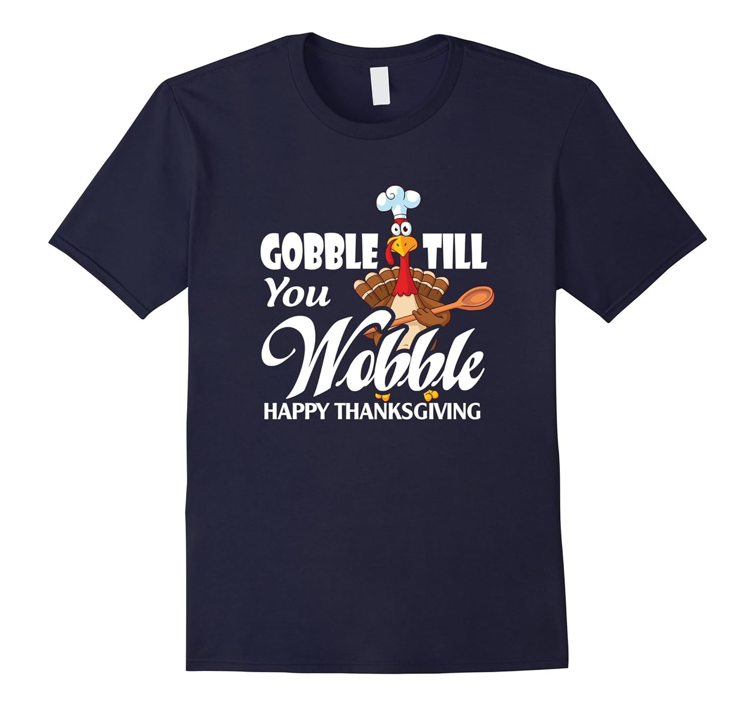 Gobble Till You Wobble T-Shirts Black-Rose