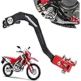 AnXin Motorcycle Rear Brake Pedal Foot Lever Folding Tip CNC for CRF250L 2013-2020 CRF250RALLY 2017-2020 Red
