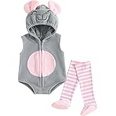 Madjtlqy Baby Halloween Costumes Toddler Girl Boy Outfits Clothes Hooded Romper Jumpsuit With Long Socks