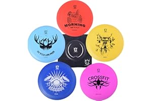 CROWN ME Disc Golf Set with 5 Disc Set