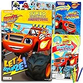 Blaze and The Monster Machines Coloring and Activity Book with Mini Cars Coloring Book with Stickers (Blaze Party Supplies)