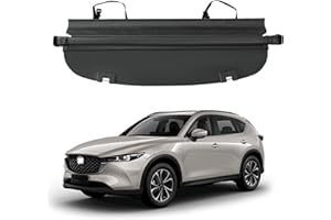 AQAE Cargo Cover Compatible with 2017-2025 2026 Mazda CX-5 Trunk Cover Retractable Rear Trunk Accessories Security Cover Shielding Shade Privacy Cover 2017-2023 2024 2025 2026 CX5 Cargo Cover