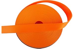 ABOKOY 1 Inch Nylon Webbing Strap 15 Yards Nylon Strap Webbing for Backpack Strap Pet Collar Indoor Outdoor Craft DIY Repair