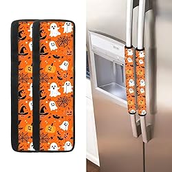 ASQVTIFE Cute Ghost Refrigerator Handle Covers Set
