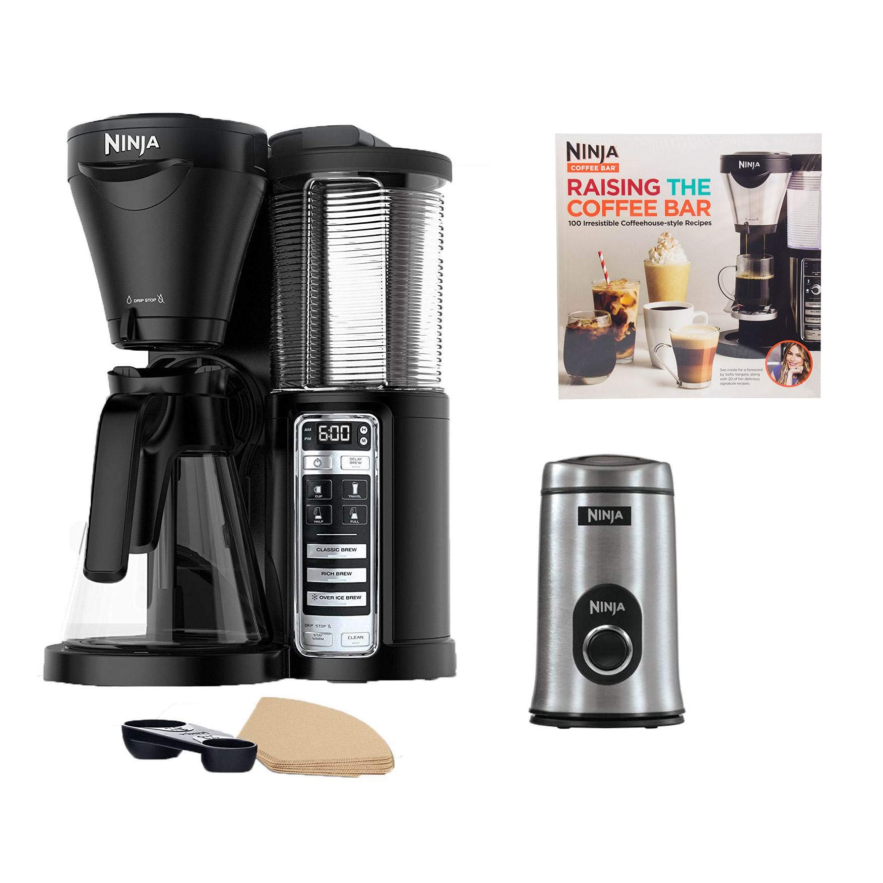 Ninja Cf020 One Touch Auto Iq Coffee Brewer Machine Bean