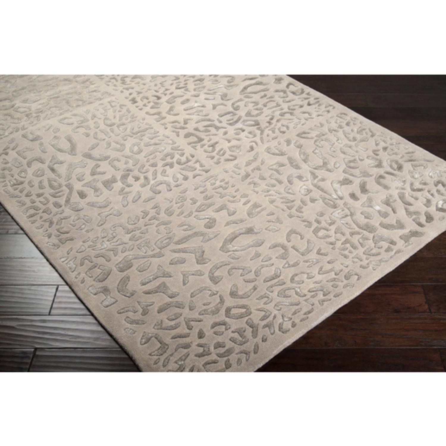 Shade shape rectangle leopard beige dots