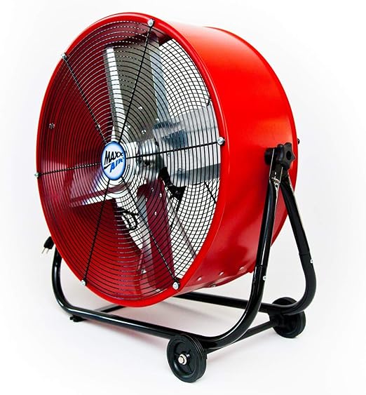 Home & Garden MaxxAir Floor Fan 14 in Black Steel 3Speed Grounded