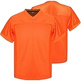 Phoneutrix Youth Blank Football Jersey, Kid's Sports T-Shirt Hip Hop Jersey for Party