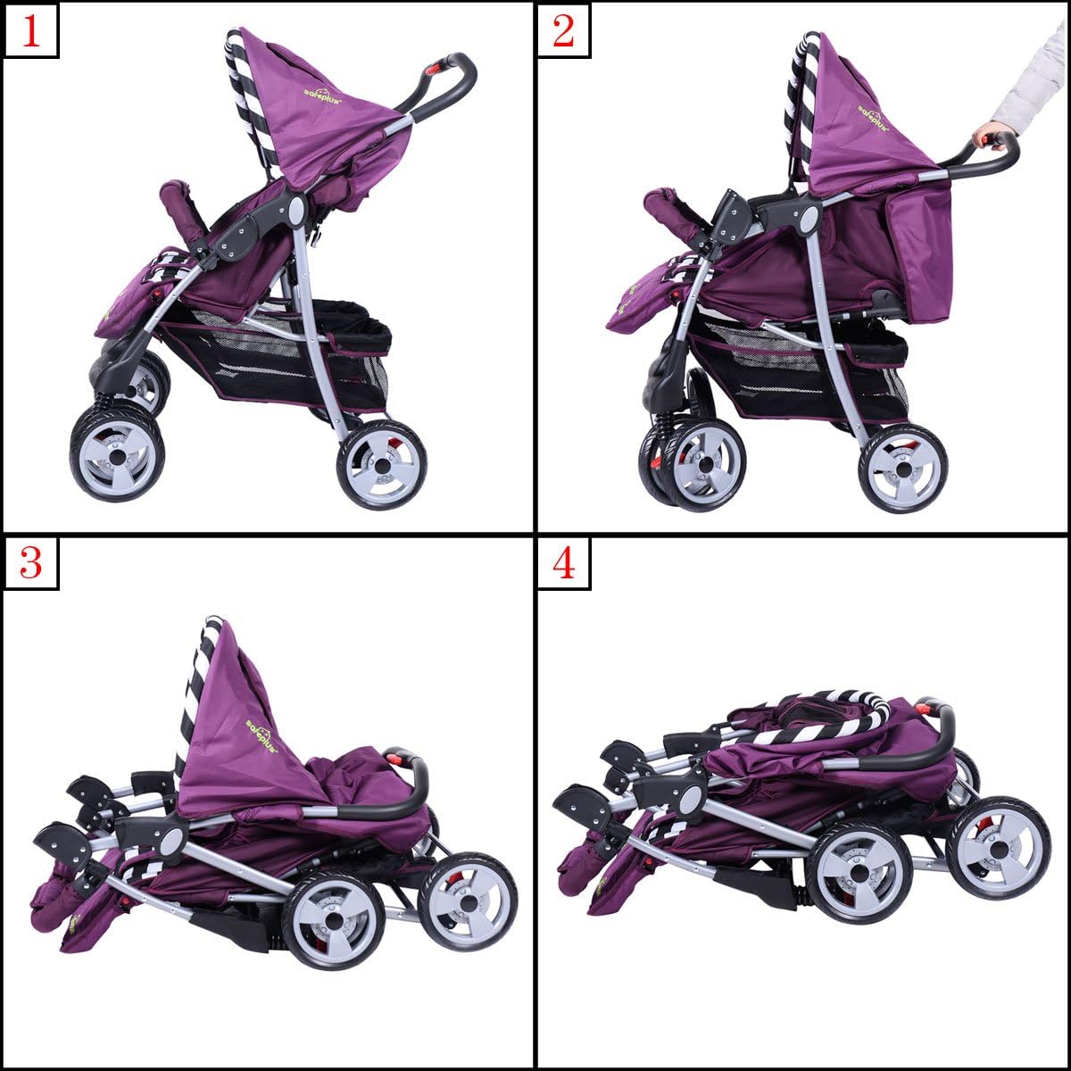 poussette double safeplus