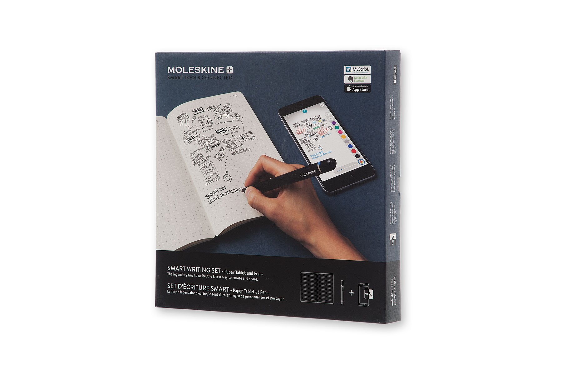 Mua Moleskine Pen+ Smart Writing Set Pen & Dotted Smart Notebook - Use ...