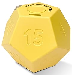 CreaViva Cube Pomodoro Timer, Rechargeable Small
