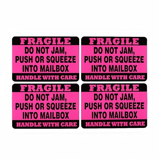 200 2x3 Inch Do Not Drop Crush Break Or Shake Fragile