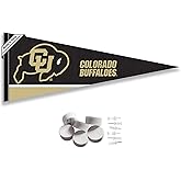 College Flags & Banners Co. Colorado Buffaloes Pennant Flag and Wall Tack Mount Pads