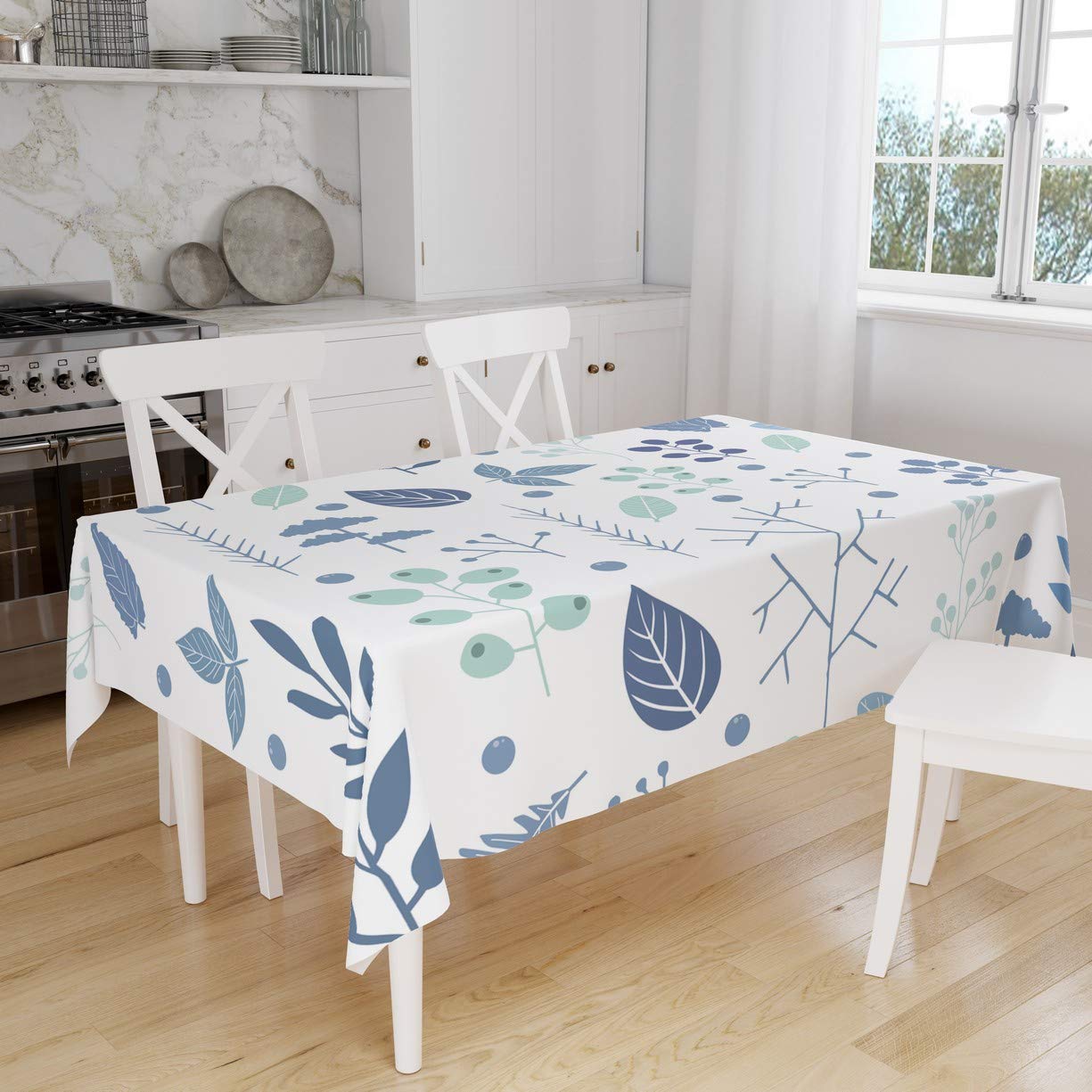 Bonamaison Kitchen Decoration, Tablecloth, 140cm x 160cm - Designed and Manufactured in Turkey