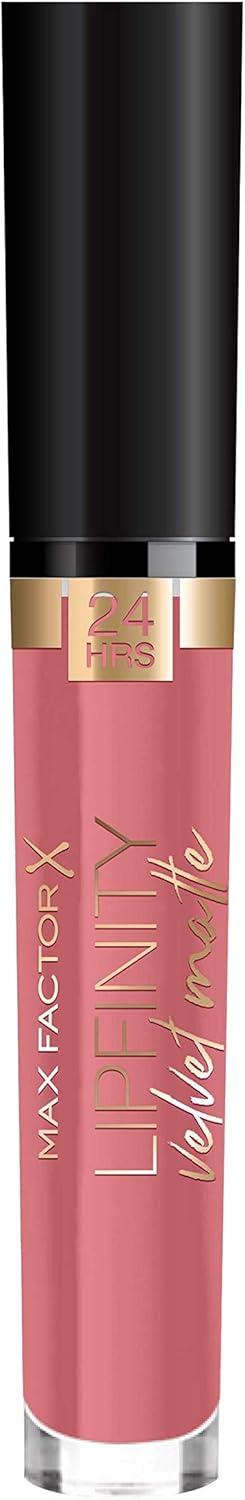 Max Factor Lipfinity Velvet Matte Lipstick, Coco Crème - 3.5 ml, Coco Creme, 3.5 ml (Pack of 1) - Image 3