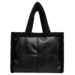 Like Dreams Large Sherpa Tote Bag, Inner Pocket