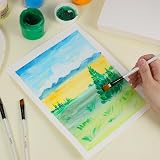 WSICSE A4 Watercolour Paper 60 Sheets 300GSM Cotton Cold Press White view 5